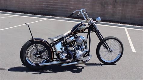 1949 Harley Davidson Panhead Bobber Build Overview And Startup Youtube