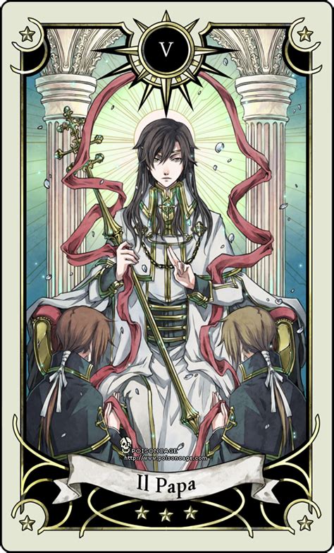The five of wands tarot card description. Tarot card 5- the hierophant by rann-poisoncage on DeviantArt