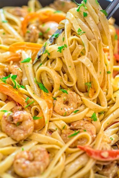 This Delicious Cajun Chicken And Shrimp Pasta Makes An Easy Quick And Filling Dinner For The