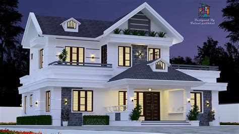 Get inspired and make your choice for your dream home. 2200 Square Feet 4 Bedroom Colonial Style Two Floor Modern ...