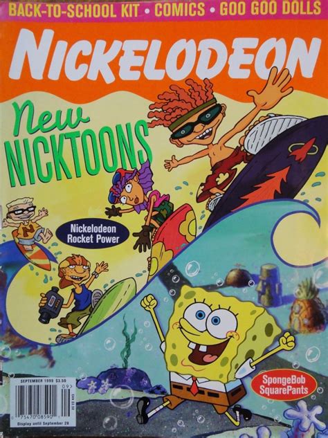 Image Nickelodeon Magazine Cover September 1999 Rocket Power