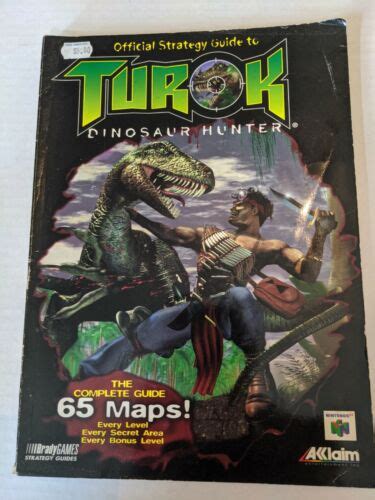 Turok Dinosaur Hunter Official Strategy Guide BradyGames N64 Nintendo