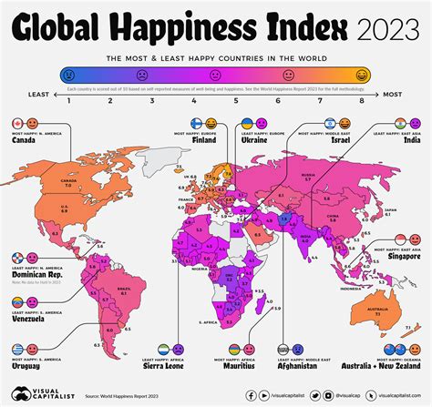 Mapped The Worlds Happiest Countries In City Roma News