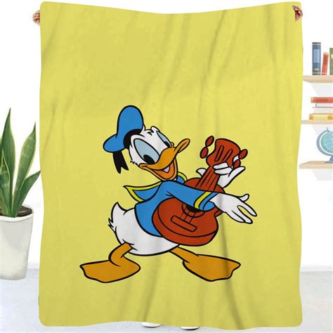 Donald Duck Print Blanketsandthrows Stylishblanket Lightweight For