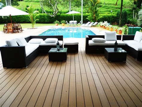 Whatever furniture you put in, these floors will. Wood Plastic Composite Solid Decking and Accessories real ...
