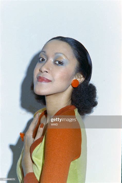Fashion Model Norma Jean Darden Poses For A Portrait On February 21