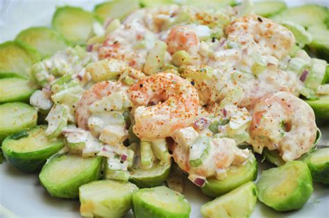 Then, top the lettuce with noodles, vegetables, and mint. Cold Shrimp Salad. Best Shrimp Salad recipes | Food Network UK