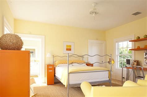 How to paint a small bedroom a dark color Jorge Rosso Architecture Interiors | Yellow bedroom decor ...
