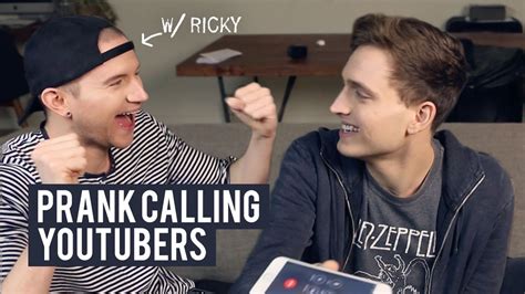 Prank Calling Youtubers W Ricky Dillon Youtube