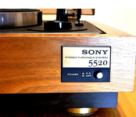 Sony Ps 5520 Turntable Vintage Made In Japan 1972 Modified Ebay