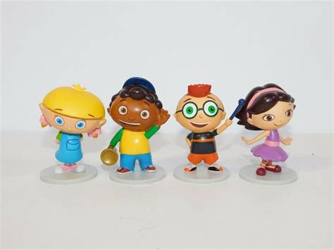 Set Of 4 Little Einsteins Figures Cake Toppers Annie June Leo Quincy 3