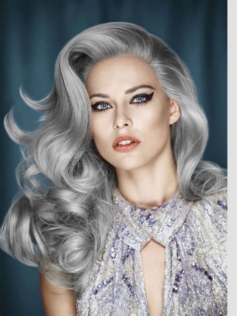 Gray Hair Can Be Really Beautiful Hair And Makeup Pinterest
