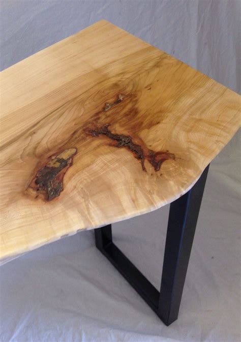 Live Edge Console Table Wood Slab Console Table Sofa
