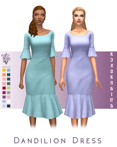 The Sims 4 Maxis Match Custom Content Sims 4 Dresses Sims 4 Clothing