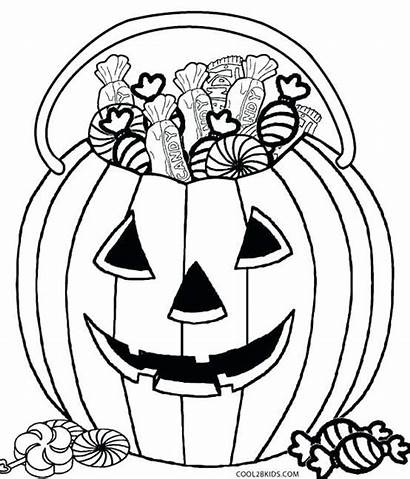 Candy Coloring Pages Corn Printable Halloween Sheet