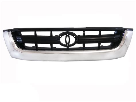 Front Grill To Suit Toyota Hilux Chrome Grille 01 05 Ute 02 03 04 2wd