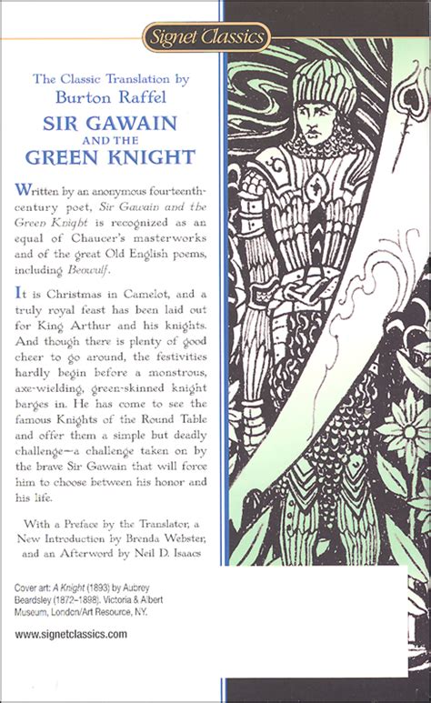 Sir Gawain And The Green Knight Signet Classic Signet Classic