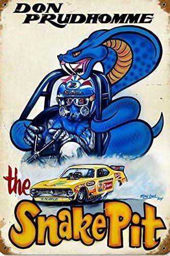 American Collectibles Don Prudhomme Snake Pit Metal Sign