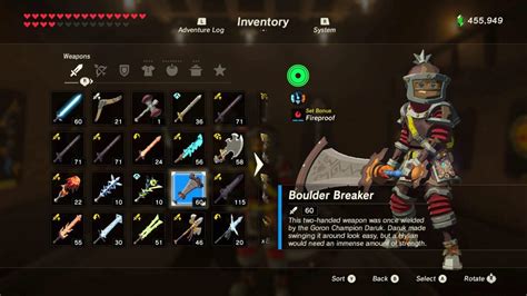 Slideshow The Legend Of Zelda Breath Of The Wild The Champions Weapons
