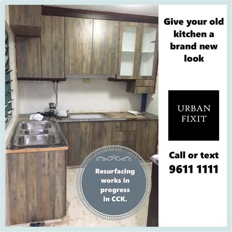 Clean each door thoroughly with a mixture of 1 cup of ammonia and 1 gallon of warm water. Resurface Formica Kitchen Cabinets | Dandk Organizer