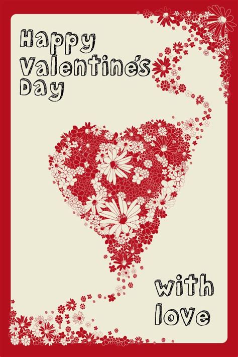 Valentines Day Printable Card 4x6 Etsy