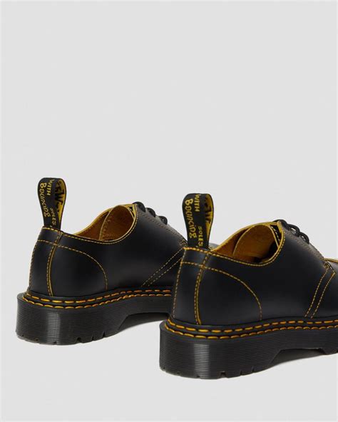 Femmehomme Dr Martens Chaussures 1461 Pascal Bex En Cuir À Double