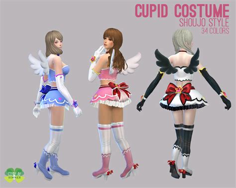 Cupid Costume For The Sims 4 By Cosplay Simmer Sims 4 Sims 4