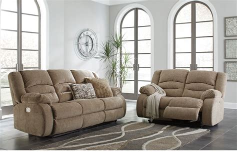 Ashley furniture turbulence 8500115 and 8500118 power reclining sofa and loveseat. LABARRE POWER RECLINING SOFA SET ADJUSTABLE HEADREST ...