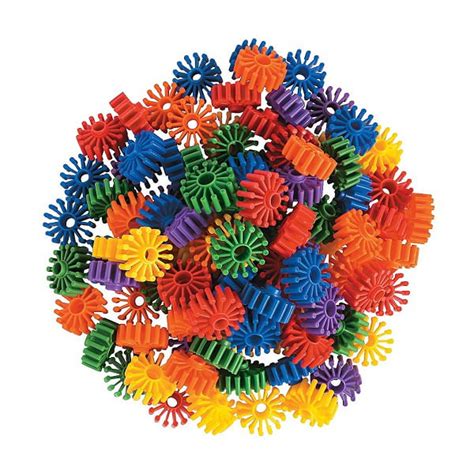 Connecting Gear Shapes Toys 100 Pieces