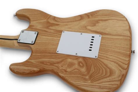 Custom Natural Wood S Style Electric Guitar Palace Guitars