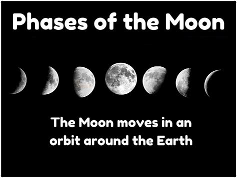 Natural Science Poster Phases Of The Moon Teacha