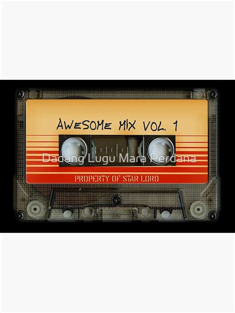 Awesome Transparent Mix Cassette Tape Volume 1 Zipper Pouch For Sale