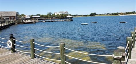 Lake Sumter At Lake Sumter Landing In The Villages Florida Stock Image