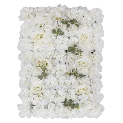 White Rose Flower Wall Backdrop By Ginger Ray