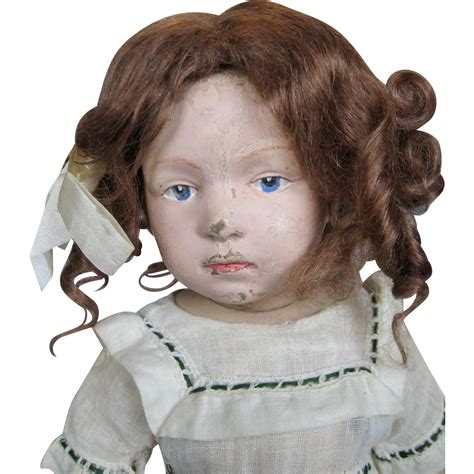 Sweet Pouty Schoenhut Antique Wood Doll ~ Early Incised Mark How To
