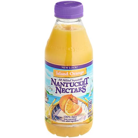 Nantucket Nectars 16 Fl Oz Premium Orange Juice 12case