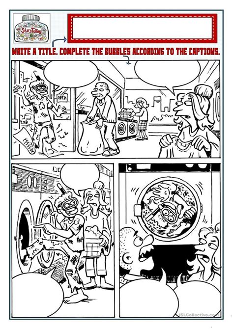 Write A Comic 5 English Esl Worksheets For Distance Learning And Physical Classrooms Comics