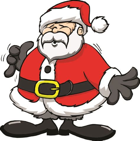 Fat Santa Cartoon Clip Art Library