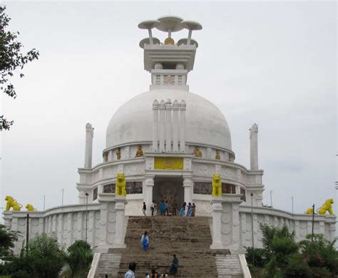 Shanti Stupa At Dhauli Giri 8 Km South Of Bhubaneswar In Flickr