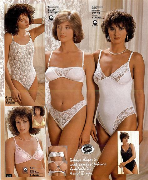 1980s Lingerie Catalogue Scans 8 Immagini