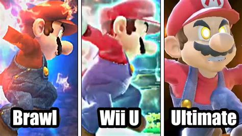 Super Smash Bros Brawl Vs Wii U Vs Ultimate Final Smash Comparison
