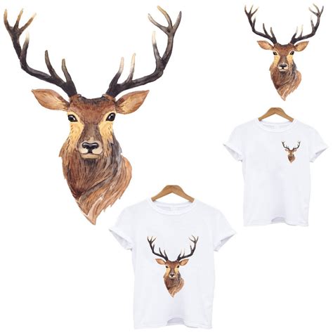 Iron On Patches Clothing Applications Beautiful Deer Patch Stickers For