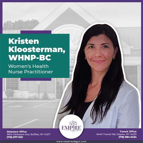 Kristen Kloosterman Whnp Bc Joins Empire Obgyn