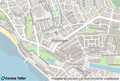 Plattegrond Vlissingen 1 Kaart Map En Live Nieuws