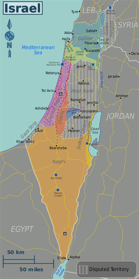 Jerusalem is the seat of government and the proclaimed capital, although the latter status has not received wide. File:Israel map Hebrew WV.svg - Wikimedia Commons
