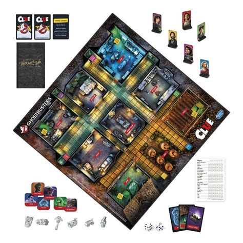 Clue Ghostbusters Edition Board Game For Ages 8 And Up Hasbro Games