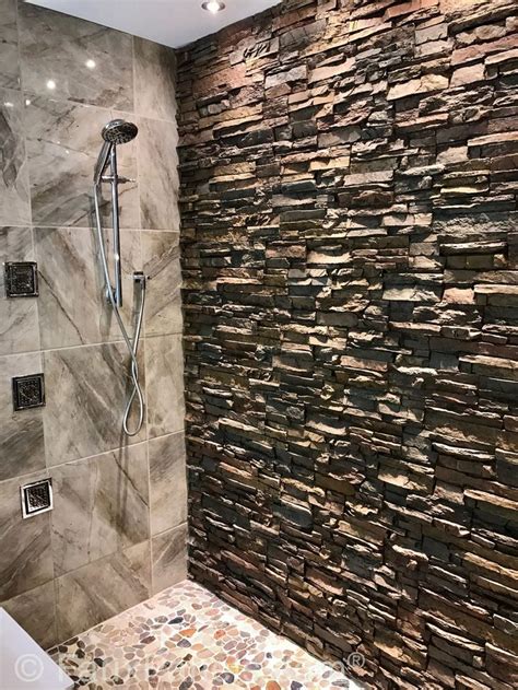 Waterproof Bathroom Wall Panels Design Wstone Brick Style