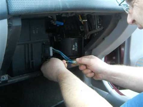 How To Change A Blower Motor Resistor On A Mazda Protege Youtube