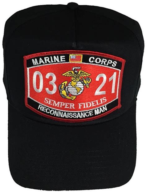 Usmc Marine Corps 0321 Reconnaissance Man Hat Cap Mos Semper Fi Recon