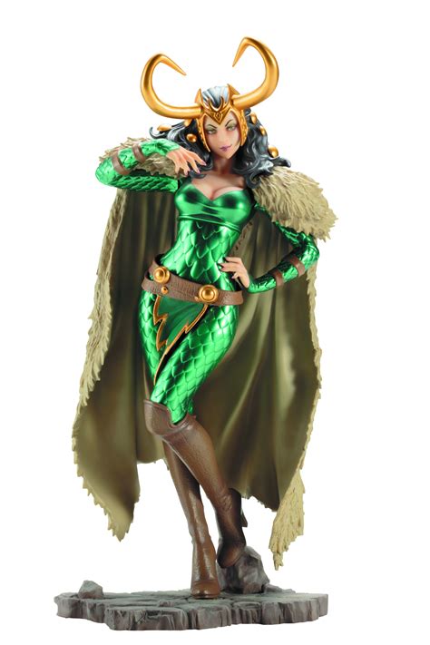 Loki lady deviantart fan cosplay marvel laufeyson costumes costume thor female characters genderbend comics avengers halloween outfit reader hiddleston tom. SEP162765 - MARVEL LADY LOKI BISHOUJO STATUE - Previews World